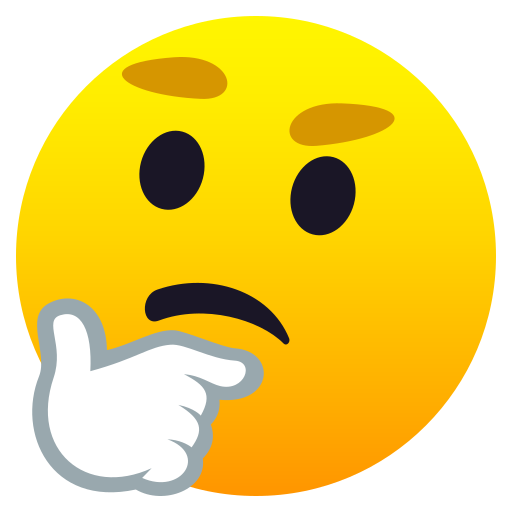 Thinking Face on JoyPixels