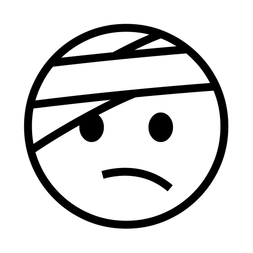 Face With Head-bandage on Noto Emoji