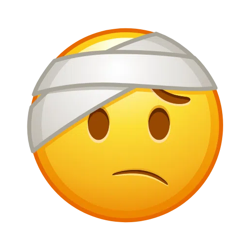 Face With Head-bandage on Telegram