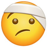 Face With Head-bandage on WhatsApp