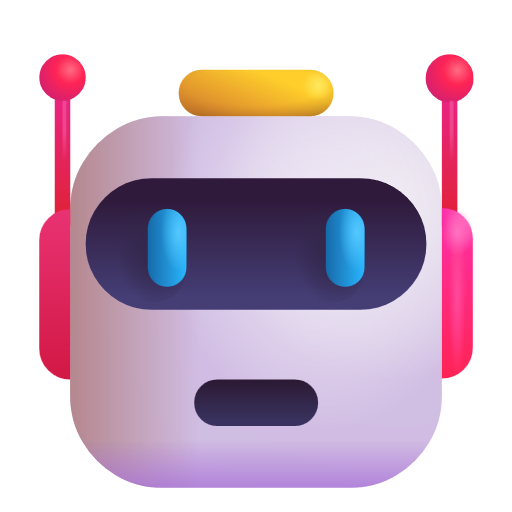 Robot Face on Microsoft 3D