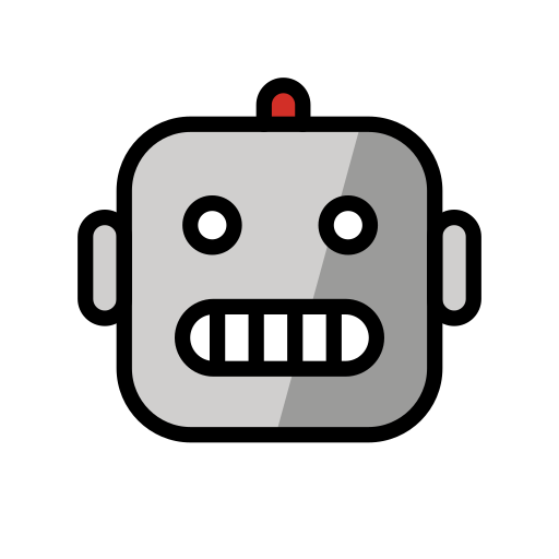 Robot Face on OpenMoji