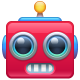 Robot Face on WhatsApp