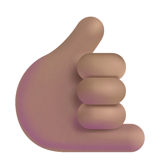 Call Me Hand: Medium Skin Tone on Microsoft 3D