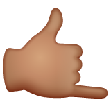 Call Me Hand: Medium Skin Tone on WhatsApp