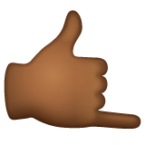 Call Me Hand: Medium-Dark Skin Tone on WhatsApp