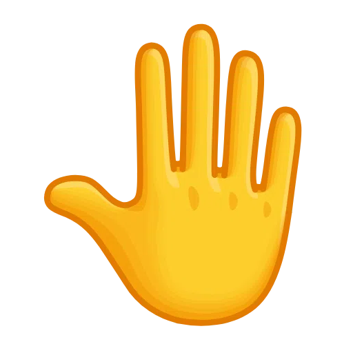 Raised Back Of Hand on Telegram