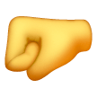 Left-facing Fist on Samsung