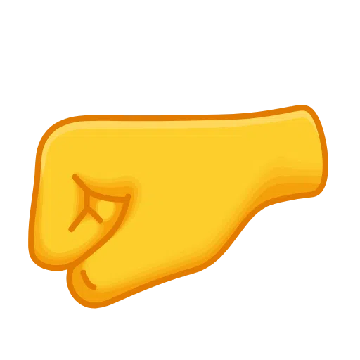 Left-facing Fist on Telegram