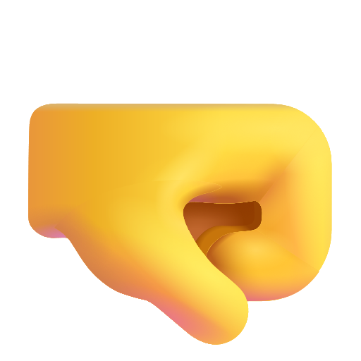 Right-facing Fist on Microsoft 3D