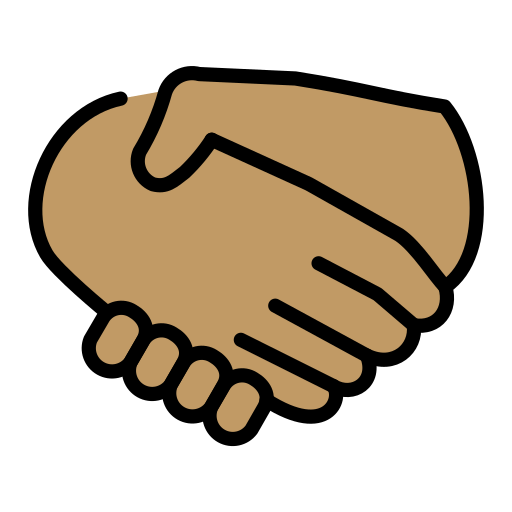 Handshake: Medium Skin Tone on OpenMoji