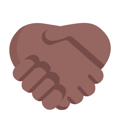 Handshake: Medium-Dark Skin Tone on Microsoft Fluent