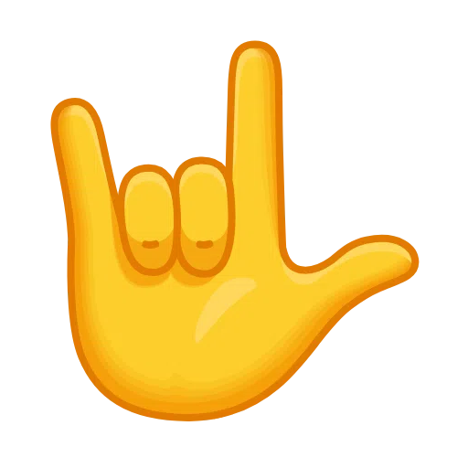 I Love You Hand Sign on Telegram