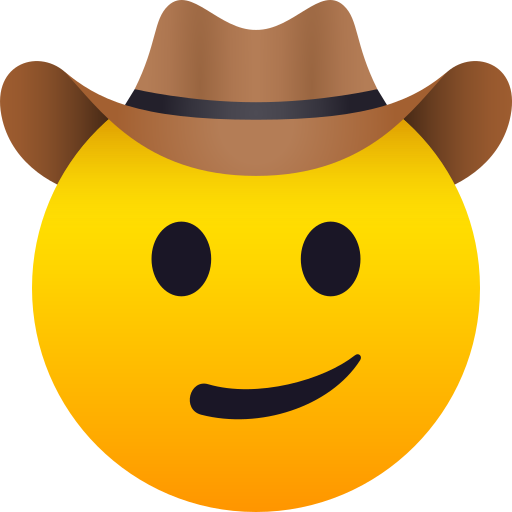 Face With Cowboy Hat on JoyPixels
