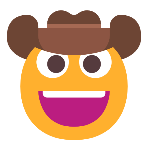 Face With Cowboy Hat on Microsoft Fluent