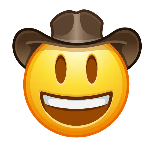 Face With Cowboy Hat on Telegram