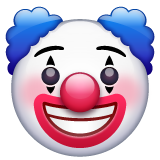 Clown Face on WhatsApp