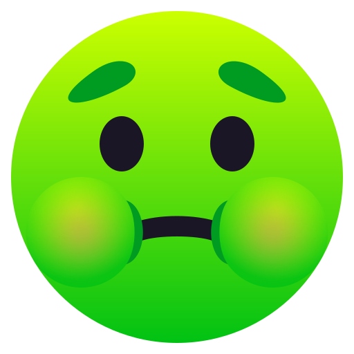 Nauseated Face on JoyPixels