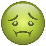 Nauseated Face on WhatsApp