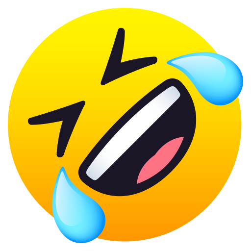 Rolling On The Floor Laughing on JoyPixels