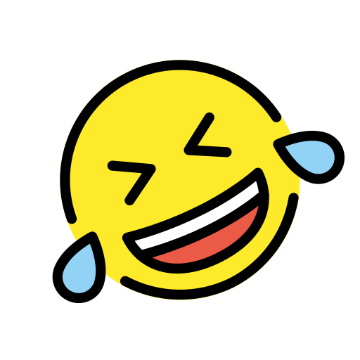Rolling On The Floor Laughing on OpenMoji