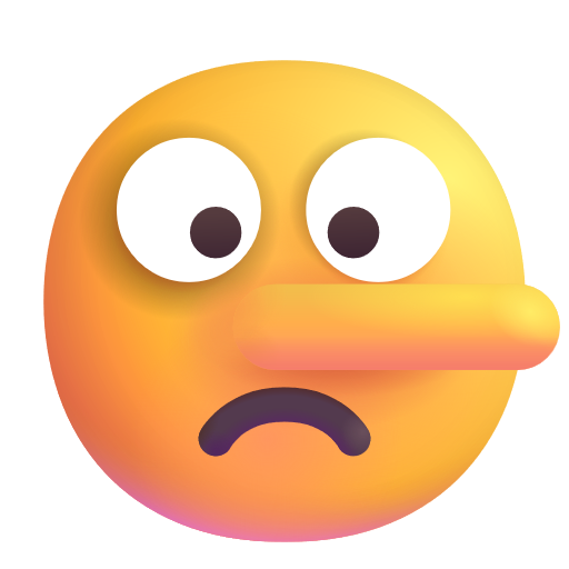 Lying Face on Microsoft 3D
