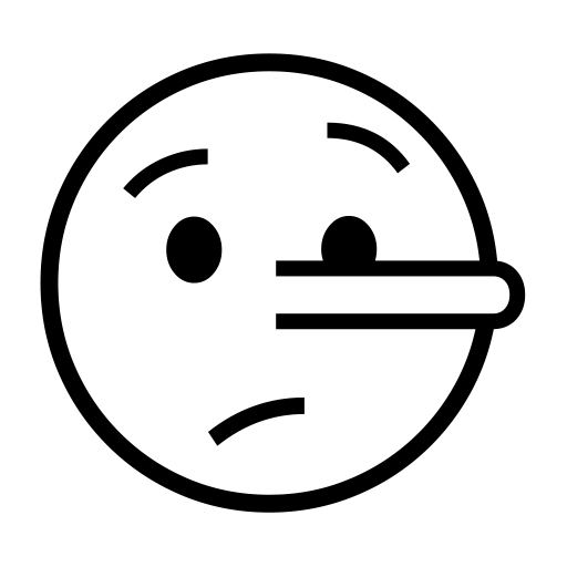 Lying Face on Noto Emoji