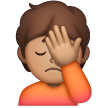 Face Palm: Medium Skin Tone on Samsung