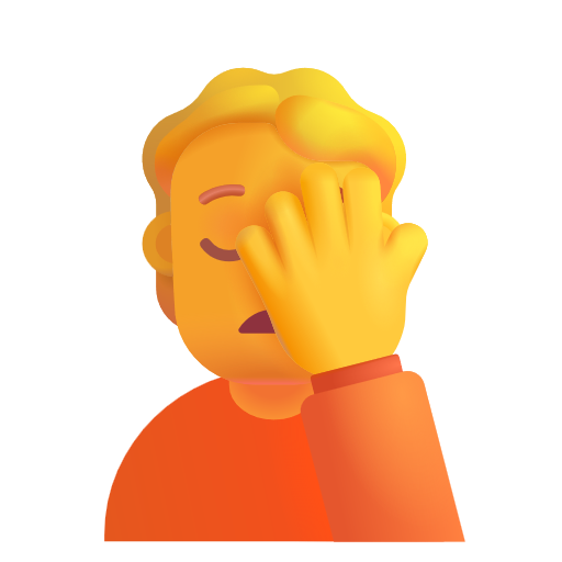 Face Palm on Microsoft 3D