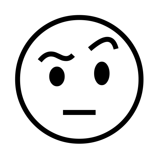 Face With One Eyebrow Raised on Noto Emoji