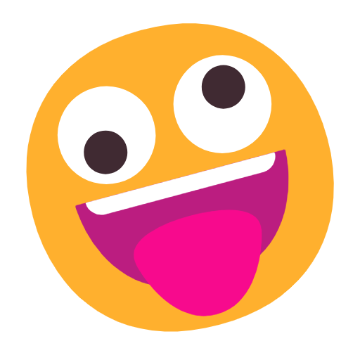 Grinning Face With One Large And One Small Eye on Microsoft Fluent