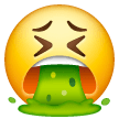Face With Open Mouth Vomiting on Samsung