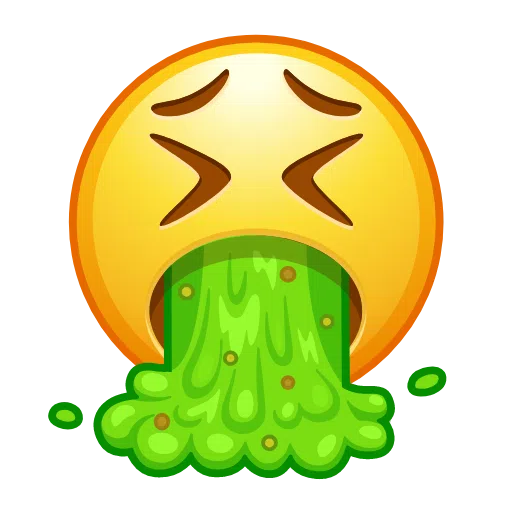 Face With Open Mouth Vomiting on Telegram