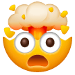 Shocked Face With Exploding Head on Samsung