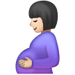 Pregnant Woman: Light Skin Tone on Samsung