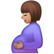 Pregnant Woman: Medium Skin Tone on Samsung