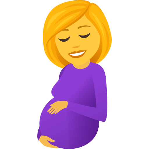 Pregnant Woman on JoyPixels