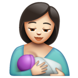 Breast-feeding: Light Skin Tone on WhatsApp