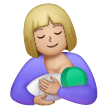 Breast-feeding: Medium-Light Skin Tone on Samsung