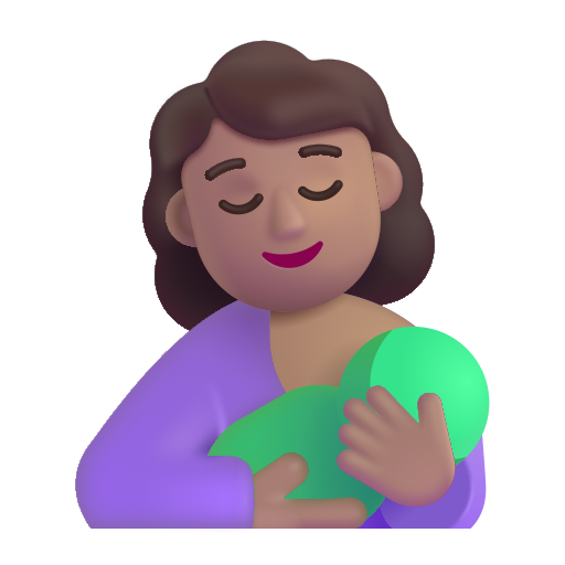 Breast-feeding: Medium Skin Tone on Microsoft 3D