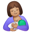 Breast-feeding: Medium Skin Tone on Samsung