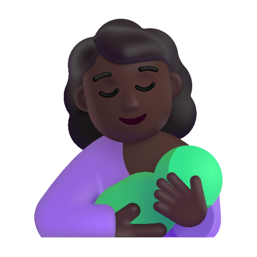 Breast-feeding: Dark Skin Tone on Microsoft 3D