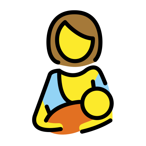 Breast-feeding on OpenMoji