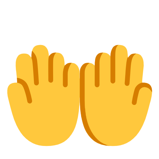 Palms Up Together on Microsoft Fluent