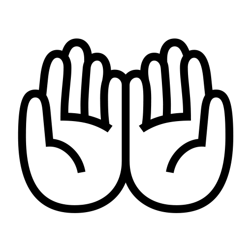 Palms Up Together on Noto Emoji