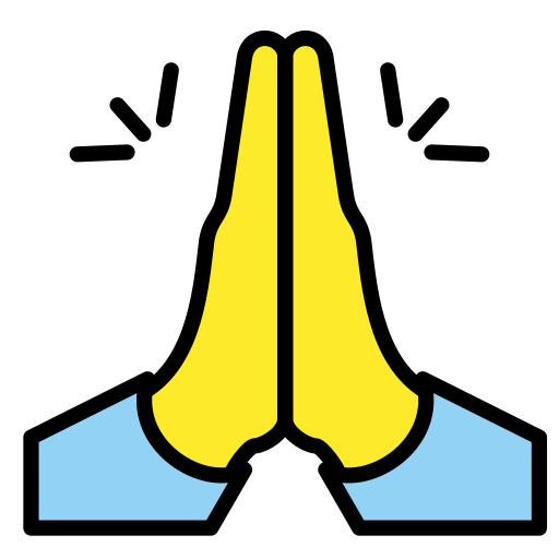 Palms Up Together on OpenMoji