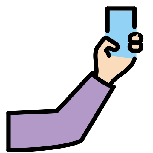 Selfie: Light Skin Tone on OpenMoji