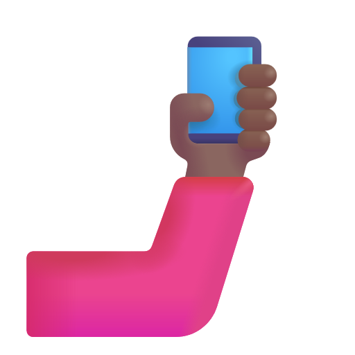 Selfie: Medium-Dark Skin Tone on Microsoft 3D