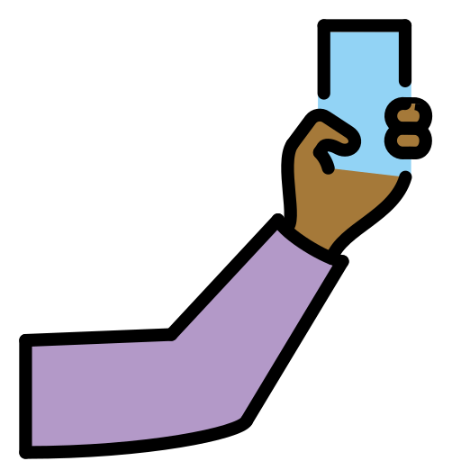 Selfie: Medium-Dark Skin Tone on OpenMoji