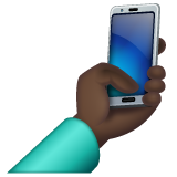 Selfie: Dark Skin Tone on WhatsApp